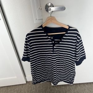 Madewell Henley button t